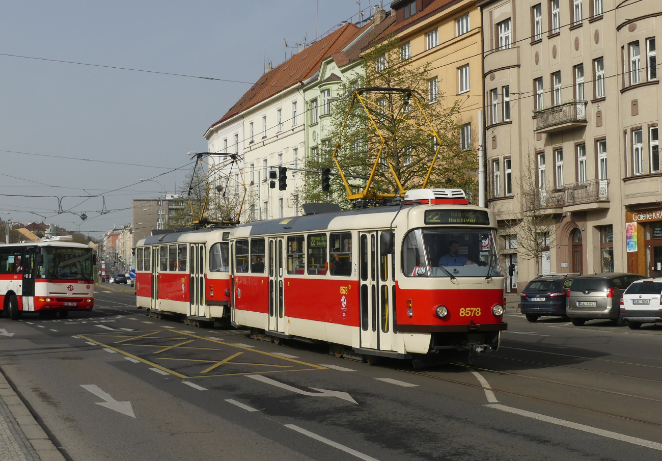 Прага, Tatra T3R.P № 8578