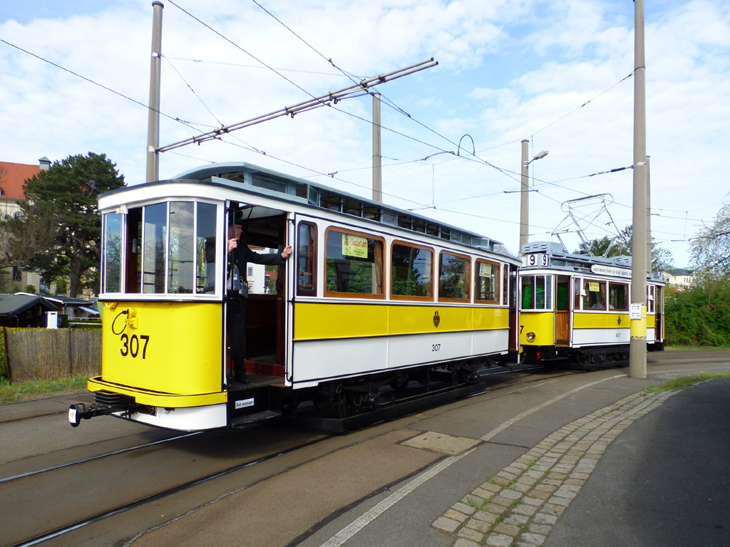 Dresden, Dresden 2-axle trailer car № 307 (251 302)