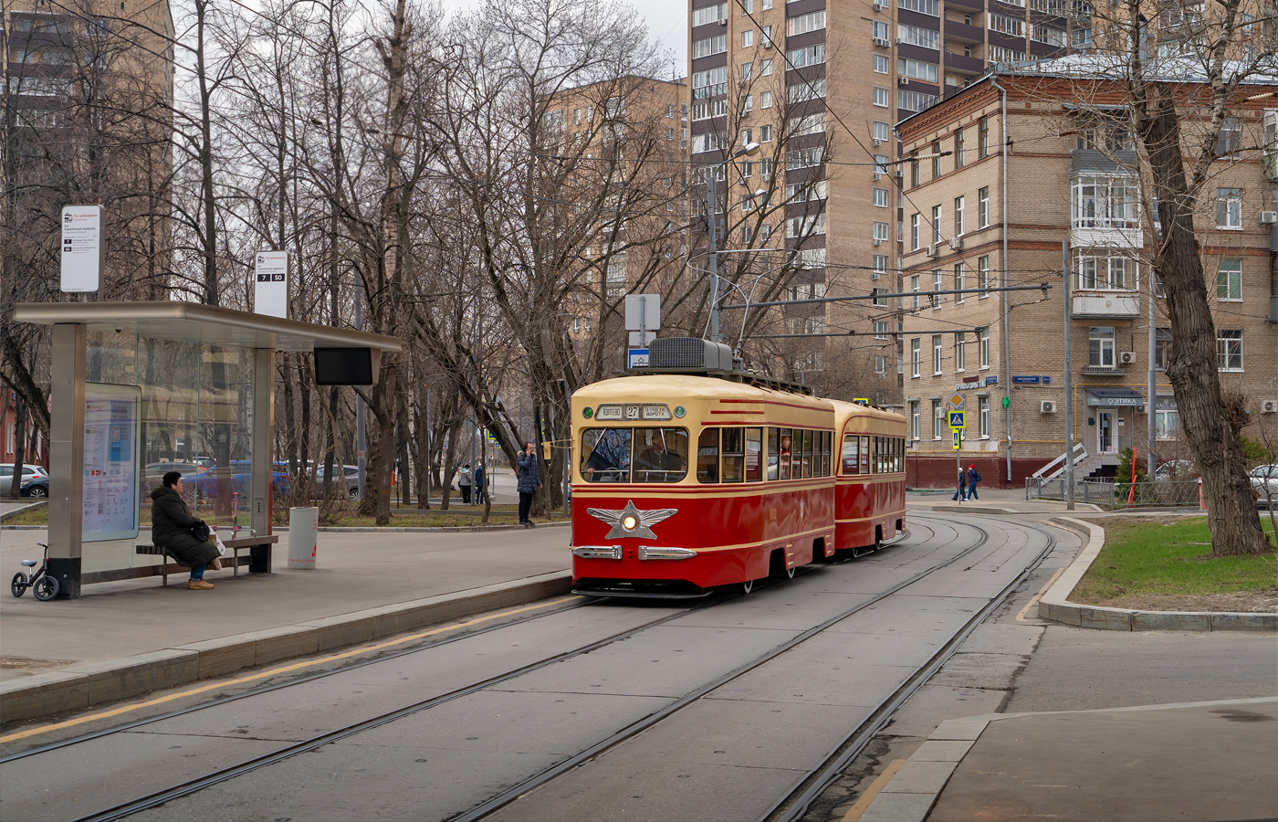Москва, КТМ-1 № 0002; Москва — Празднование 125-летия Московского трамвая (репетиции парада 29.03.2024 и 03.04.2024, парад и выставка трамваев 06.04.2024)