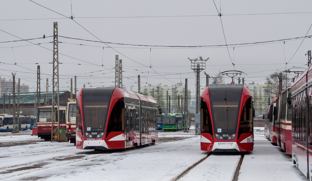 Санкт-Петербург, 71-923М «Богатырь-М» № 0205; Санкт-Петербург, 71-923М «Богатырь-М» № 0215