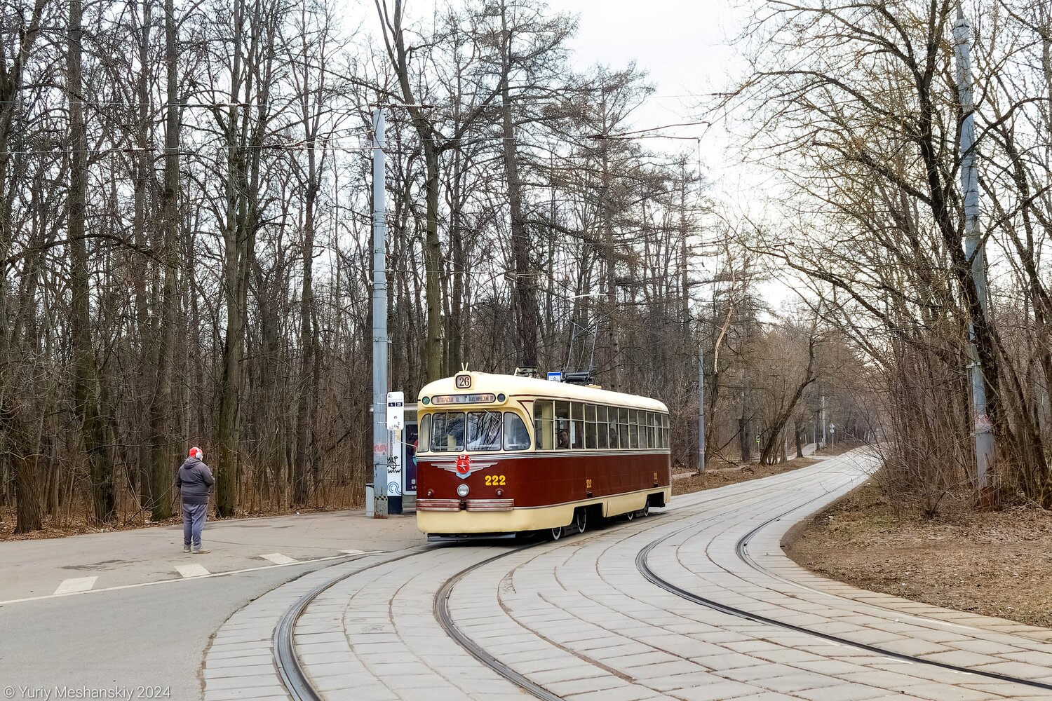 Moskva, RVZ-6 Br. 222; Moskva — Celebrating the 125th anniversary of the Moscow tram (parade rehearsals on 03/29/2024 and 04/03/2024, parade and tram exhibition on 04/06/2024)