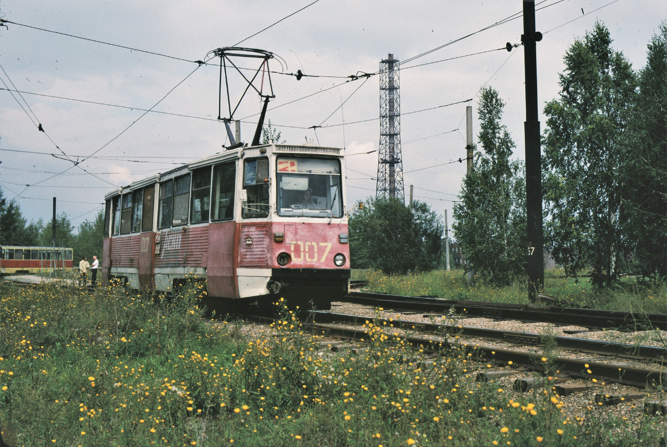 Усолье-Сибирское, 71-605 (КТМ-5М3) № 007; Усолье-Сибирское — Закрытая линия на ХФК; Усолье-Сибирское — Старые фотографии