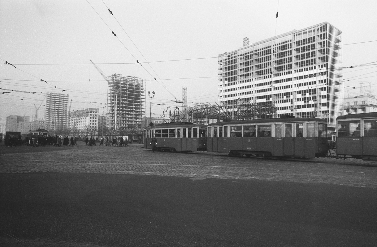 Варшава, Konstal 4N1 № 851; Варшава, Konstal 4ND № 1826