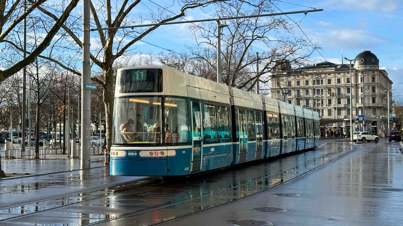 Цюрих, Bombardier Flexity Zürich № 4022