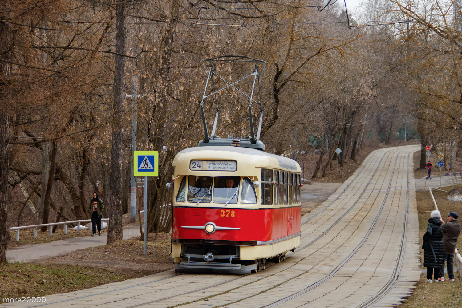 Москва, Tatra T2SU № 378; Москва — Празднование 125-летия Московского трамвая (репетиции парада 29.03.2024 и 03.04.2024, парад и выставка трамваев 06.04.2024)