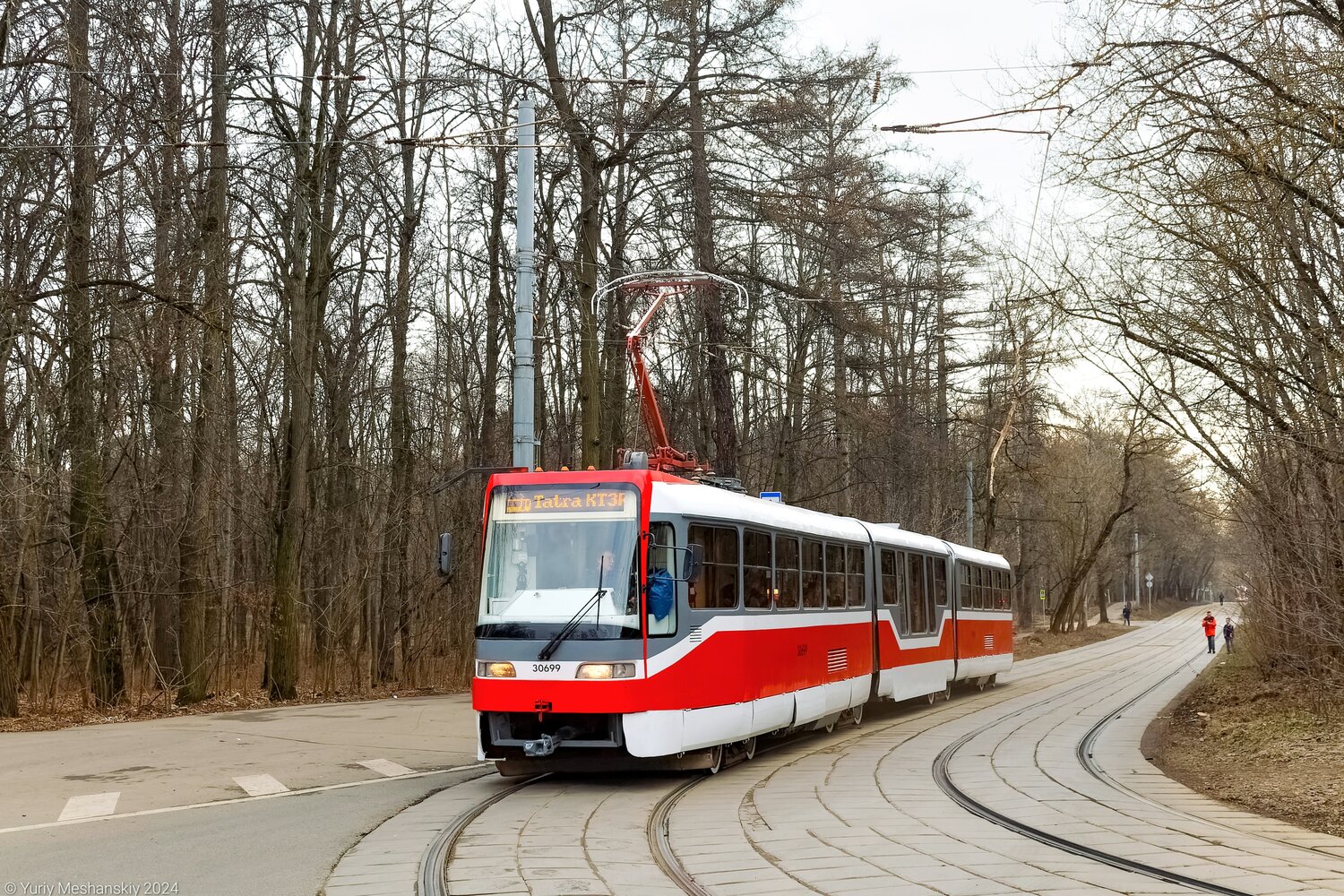 Москва, Tatra KT3R № 30699; Москва — Празднование 125-летия Московского трамвая (репетиции парада 29.03.2024 и 03.04.2024, парад и выставка трамваев 06.04.2024)