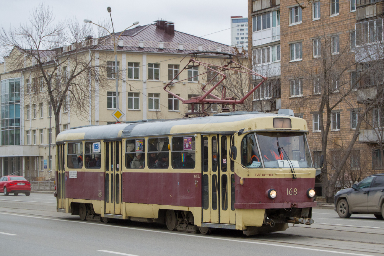 Екатеринбург, Tatra T3SU № 168