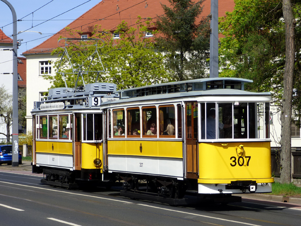 Дрезден, Двухосный прицепной Dresden № 307 (251 302)