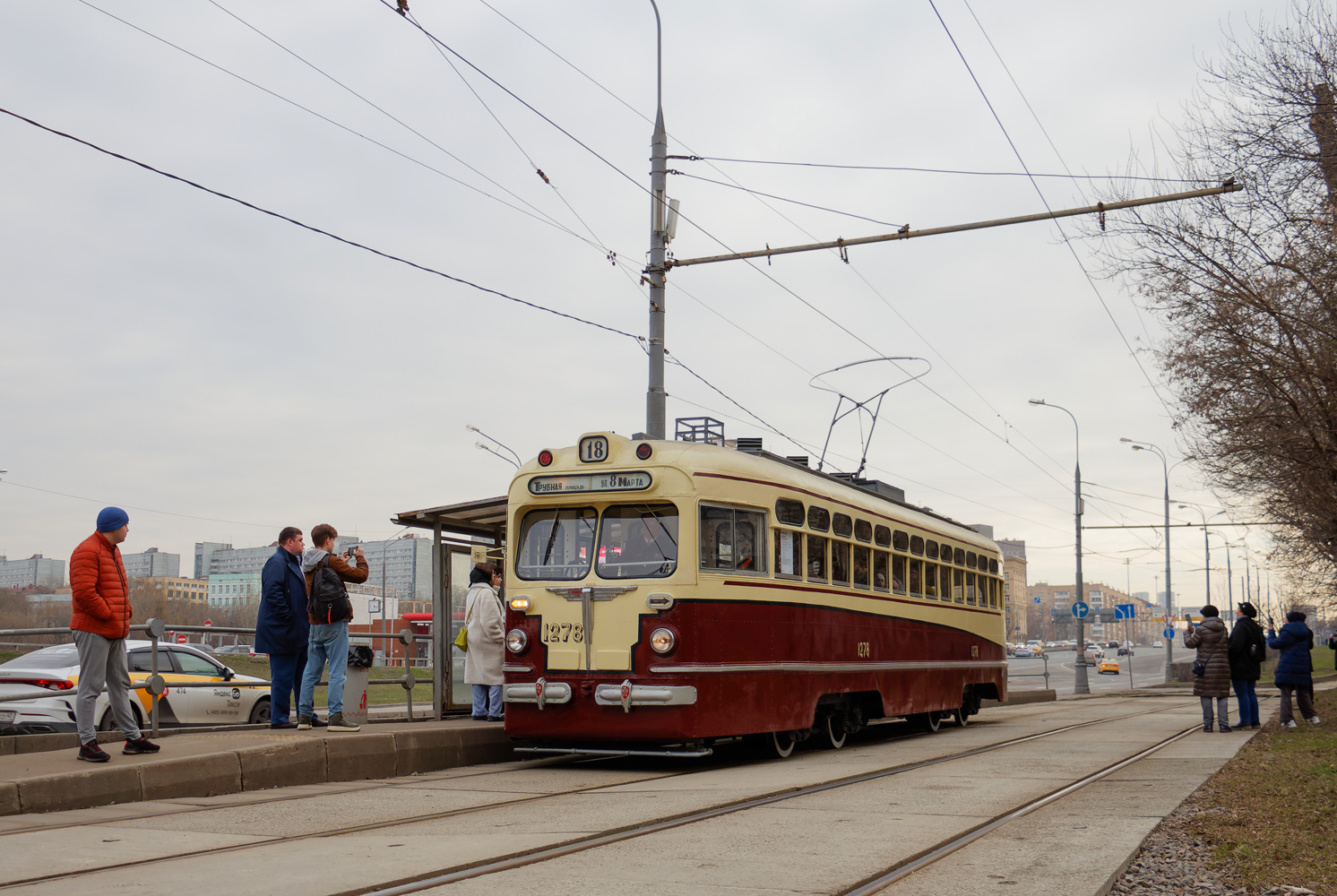 Москва, МТВ-82 № 1278; Москва — Празднование 125-летия Московского трамвая (репетиции парада 29.03.2024 и 03.04.2024, парад и выставка трамваев 06.04.2024)
