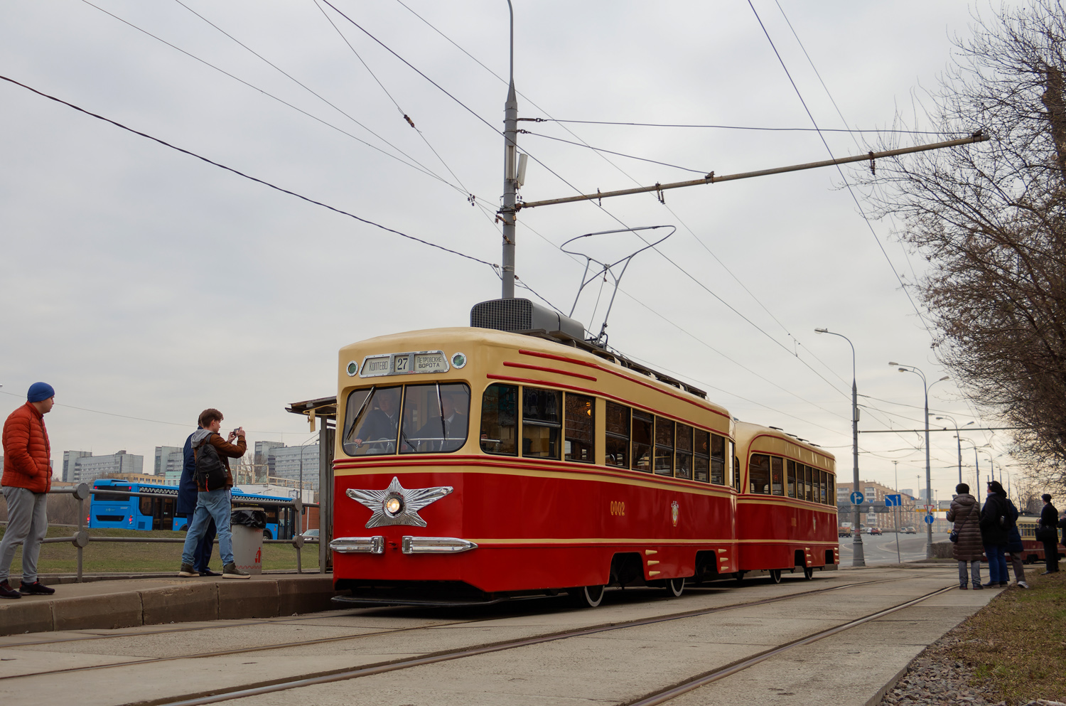 Москва, КТМ-1 № 0002; Москва — Празднование 125-летия Московского трамвая (репетиции парада 29.03.2024 и 03.04.2024, парад и выставка трамваев 06.04.2024)
