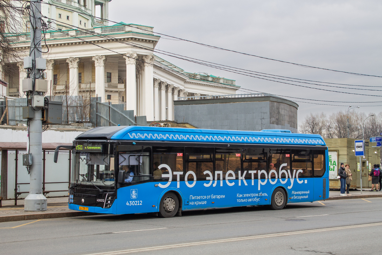 Москва, ЛиАЗ-6274 № 430212