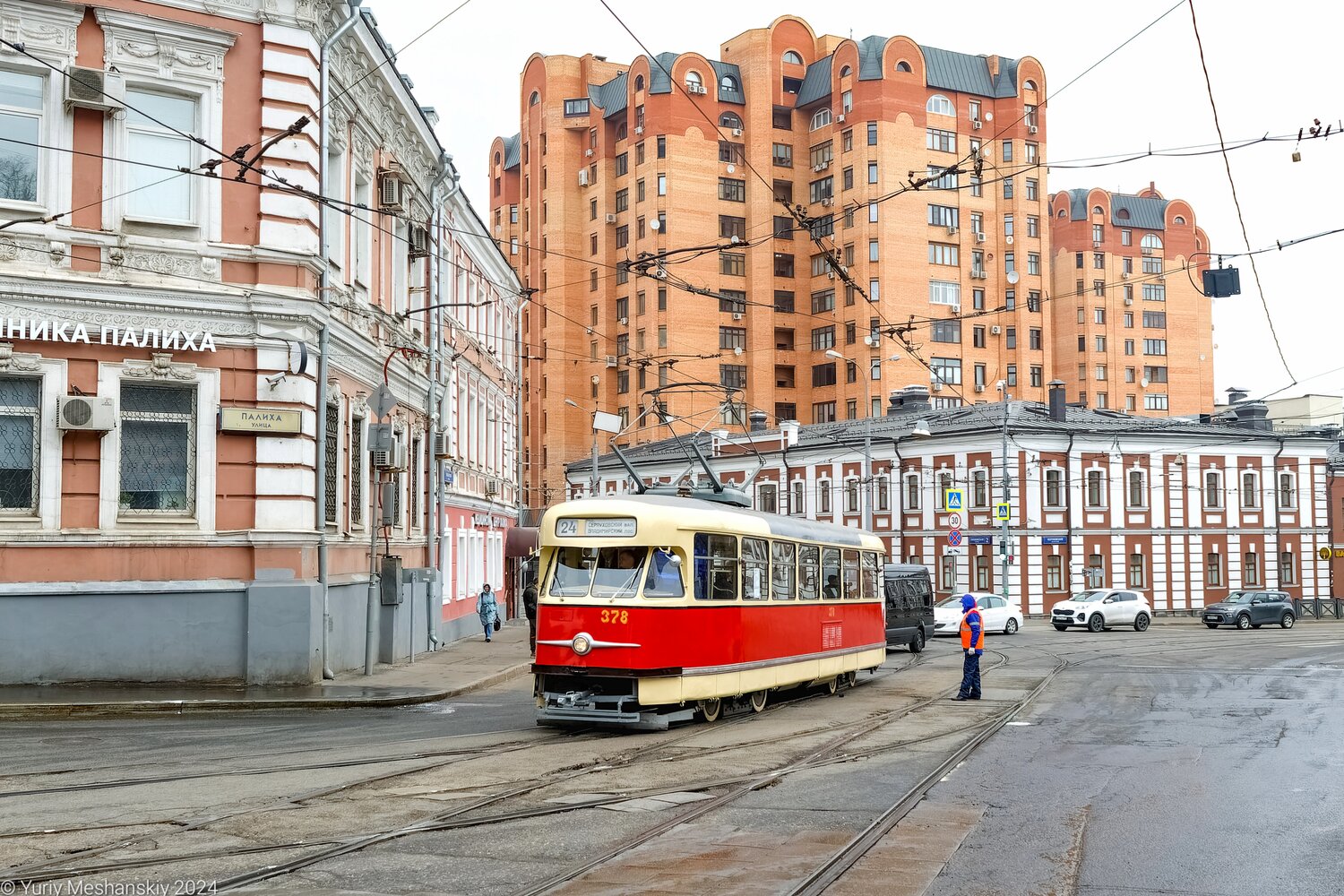 Москва, Tatra T2SU № 378; Москва — Празднование 125-летия Московского трамвая (репетиции парада 29.03.2024 и 03.04.2024, парад и выставка трамваев 06.04.2024)