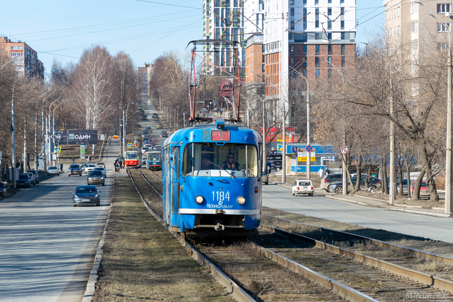 Ижевск, Tatra T3K № 1184