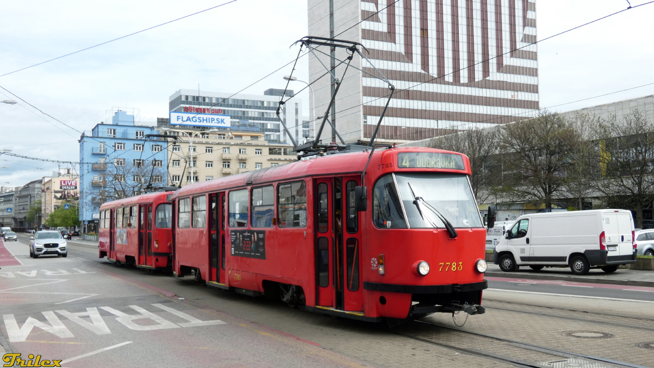Братислава, Tatra T3P № 7783