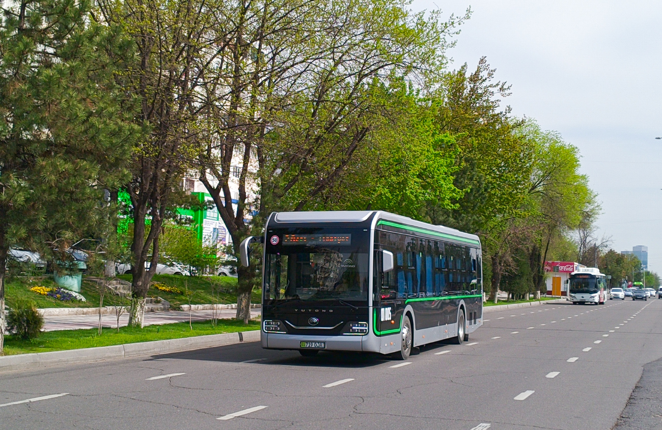 Ташкент, Yutong ZK6126BEVG № 01005