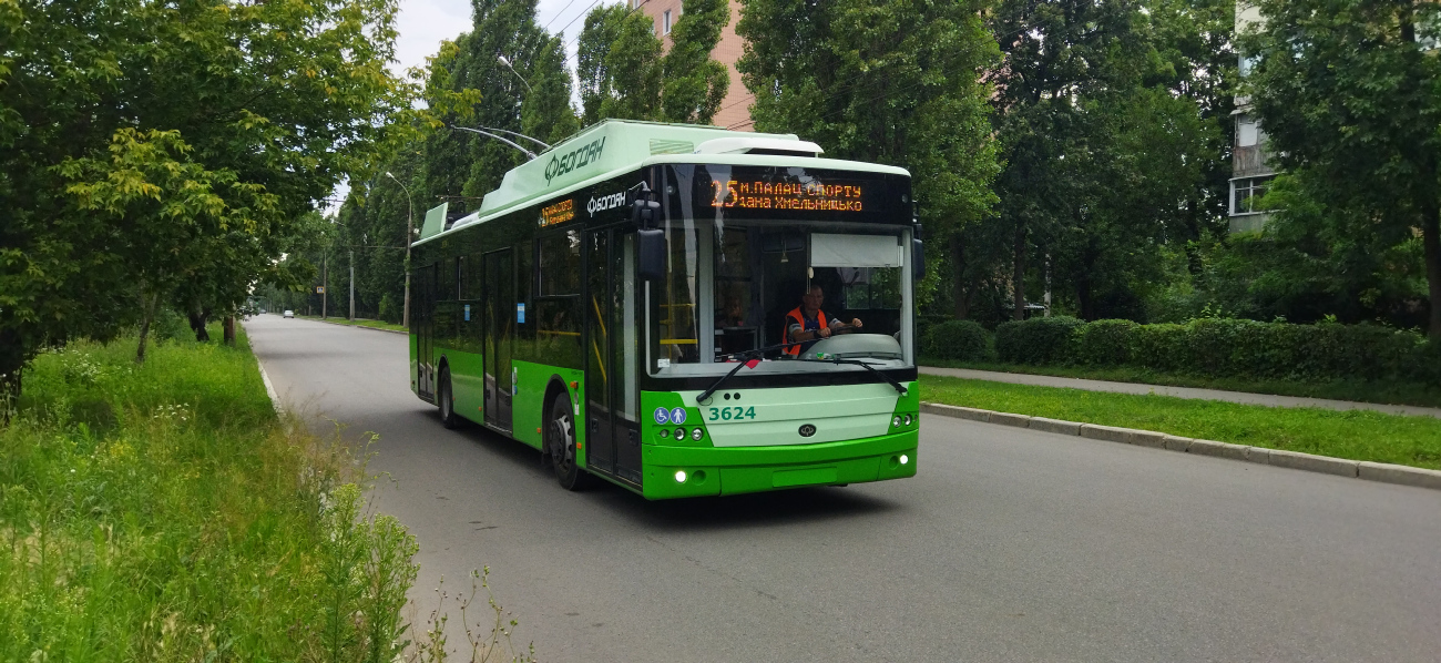 Харьков, Богдан Т70117 № 3624