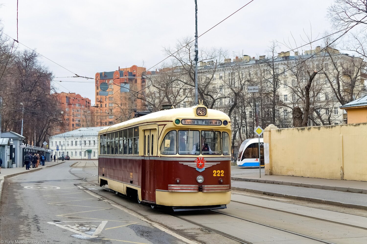 Moskva, RVZ-6 č. 222; Moskva — Celebrating the 125th anniversary of the Moscow tram (parade rehearsals on 03/29/2024 and 04/03/2024, parade and tram exhibition on 04/06/2024)
