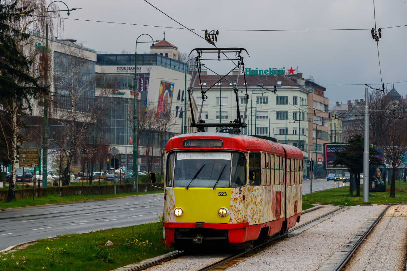 Сараево, Tatra K2YU № 523
