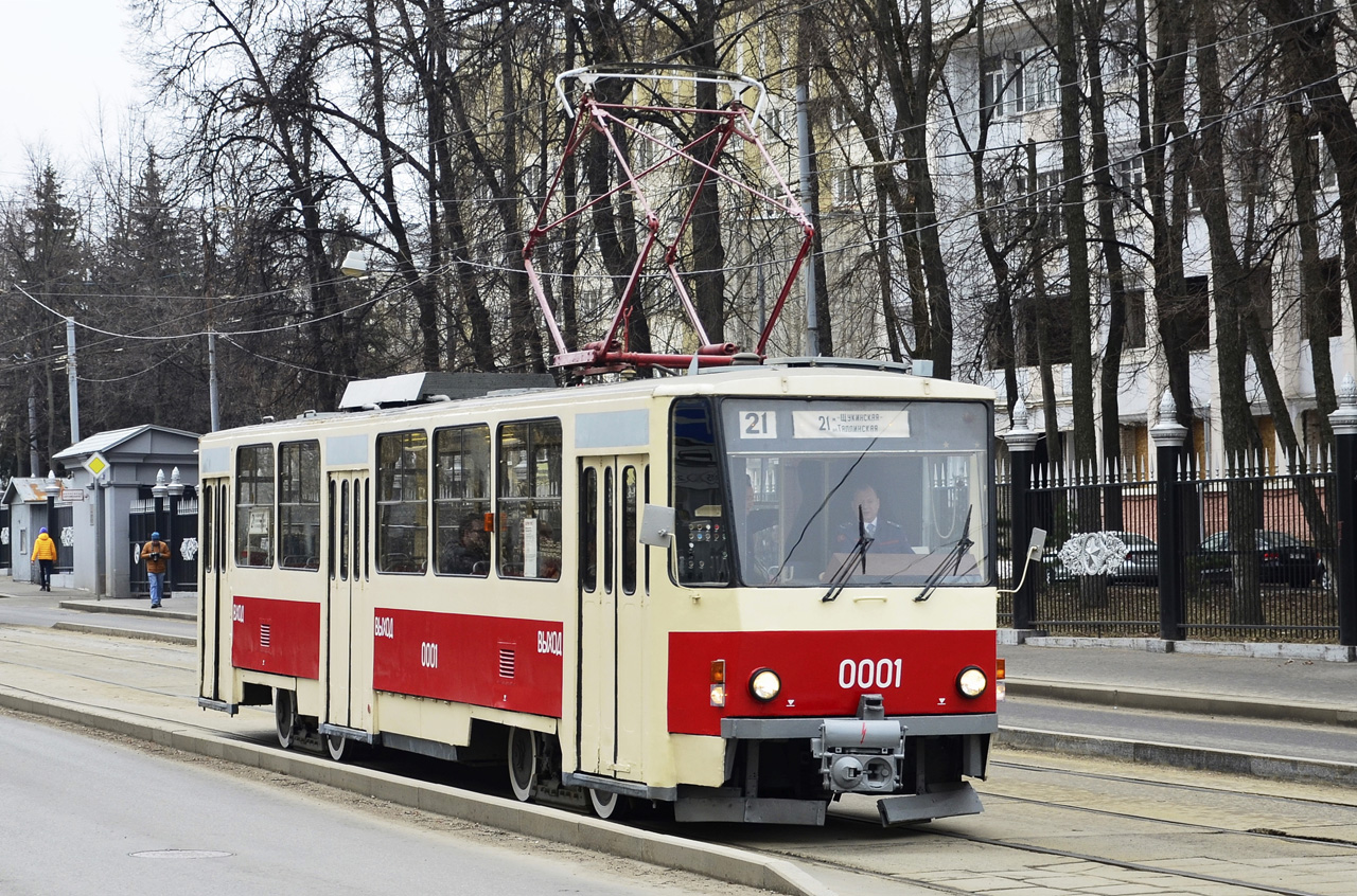 Москва, Tatra T6B5SU № 0001; Москва — Празднование 125-летия Московского трамвая (репетиции парада 29.03.2024 и 03.04.2024, парад и выставка трамваев 06.04.2024)