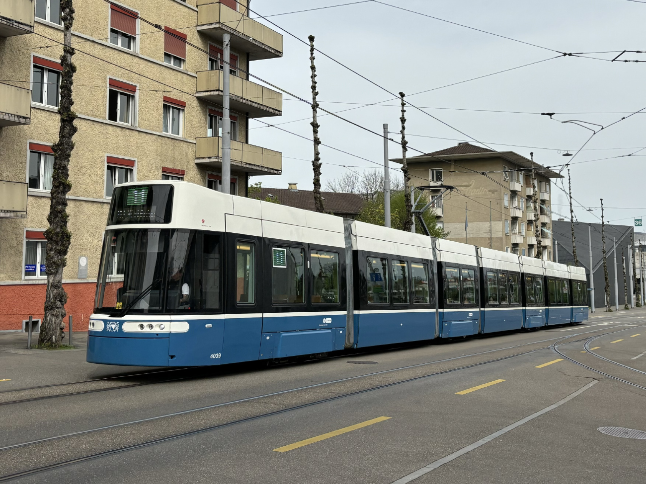 Ciurichas, Alstom Flexity Zürich nr. 4039