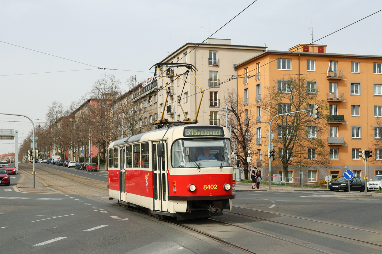Prague, Tatra T3R.P № 8402
