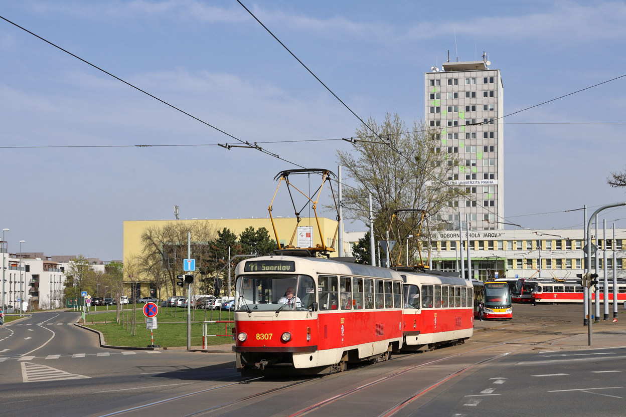 Прага, Tatra T3R.P № 8307