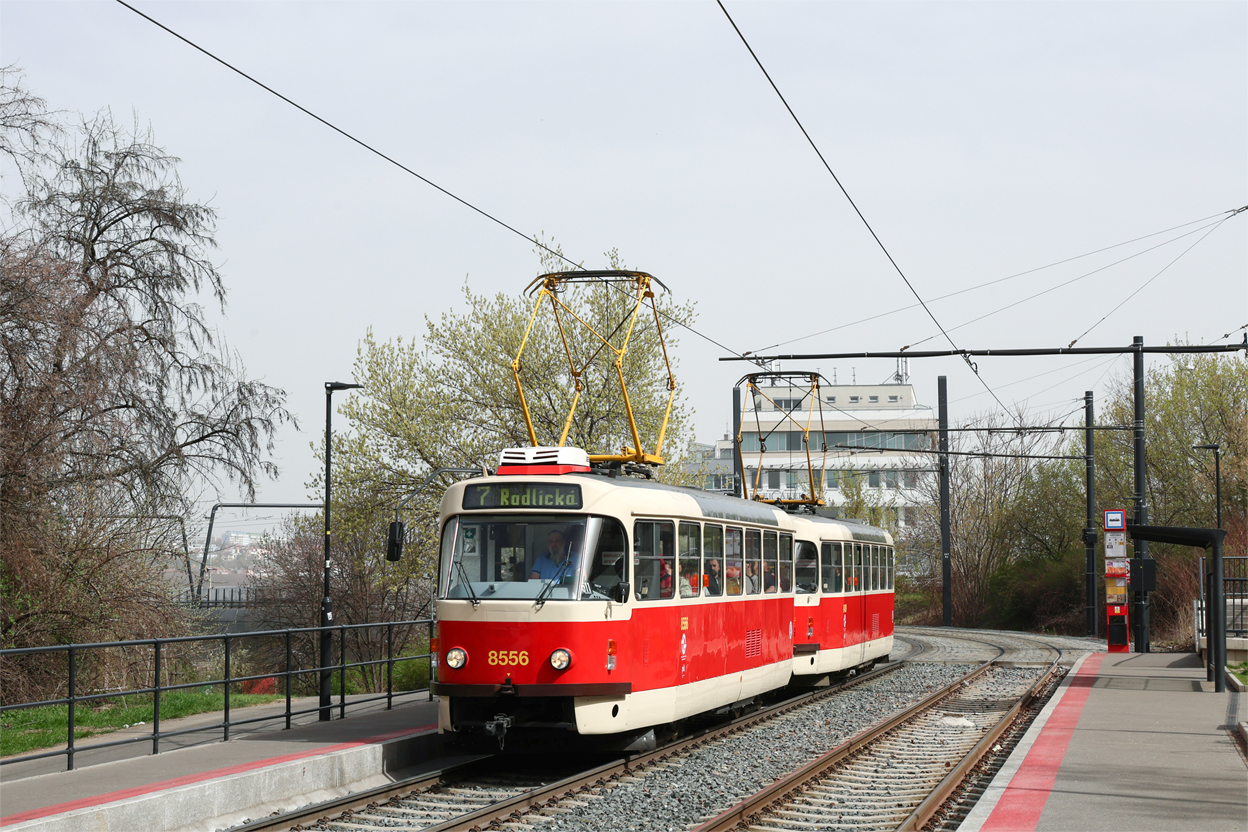 Прага, Tatra T3R.P № 8556