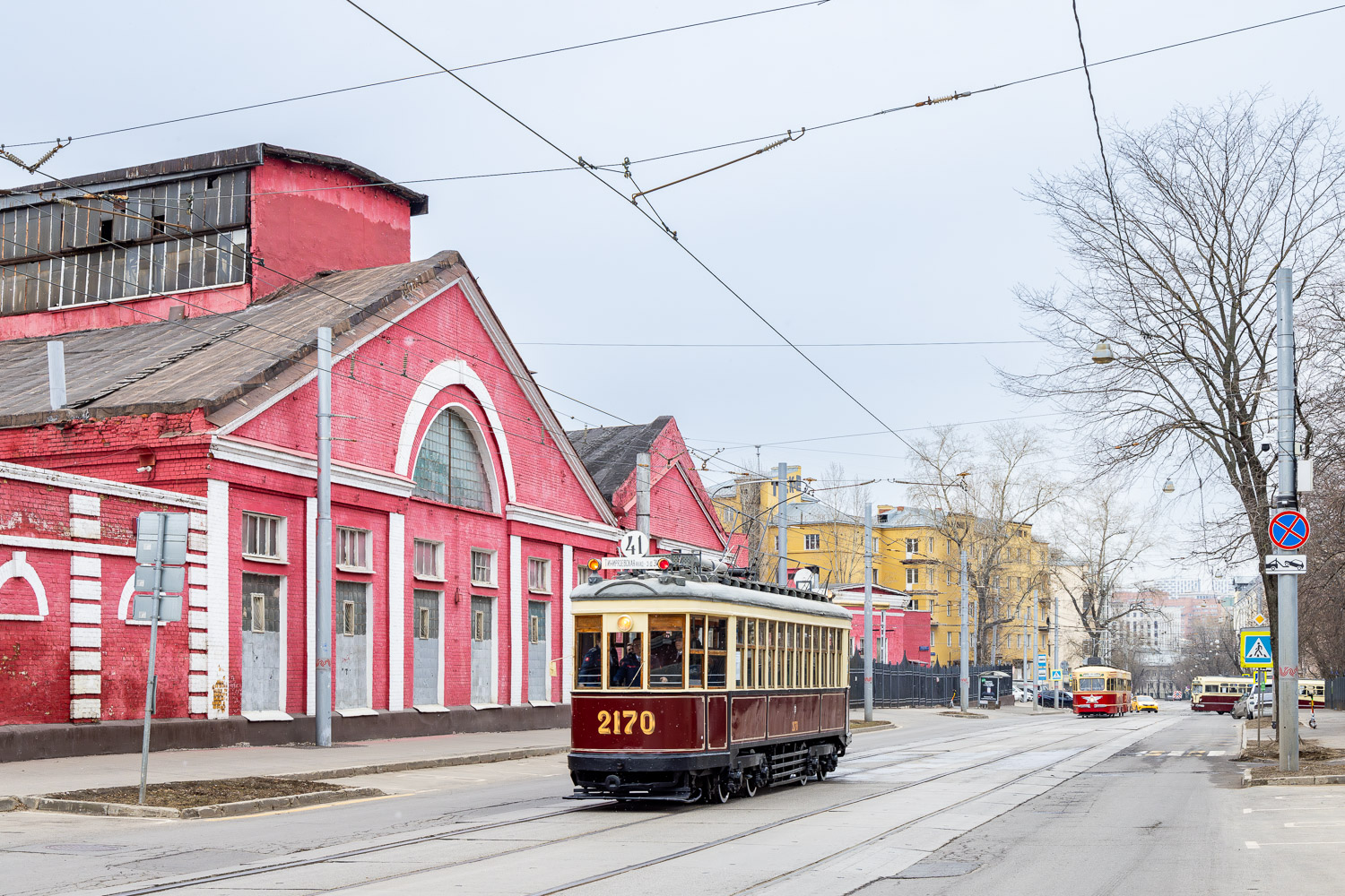 Москва, КМ № 2170; Москва — Празднование 125-летия Московского трамвая (репетиции парада 29.03.2024 и 03.04.2024, парад и выставка трамваев 06.04.2024)
