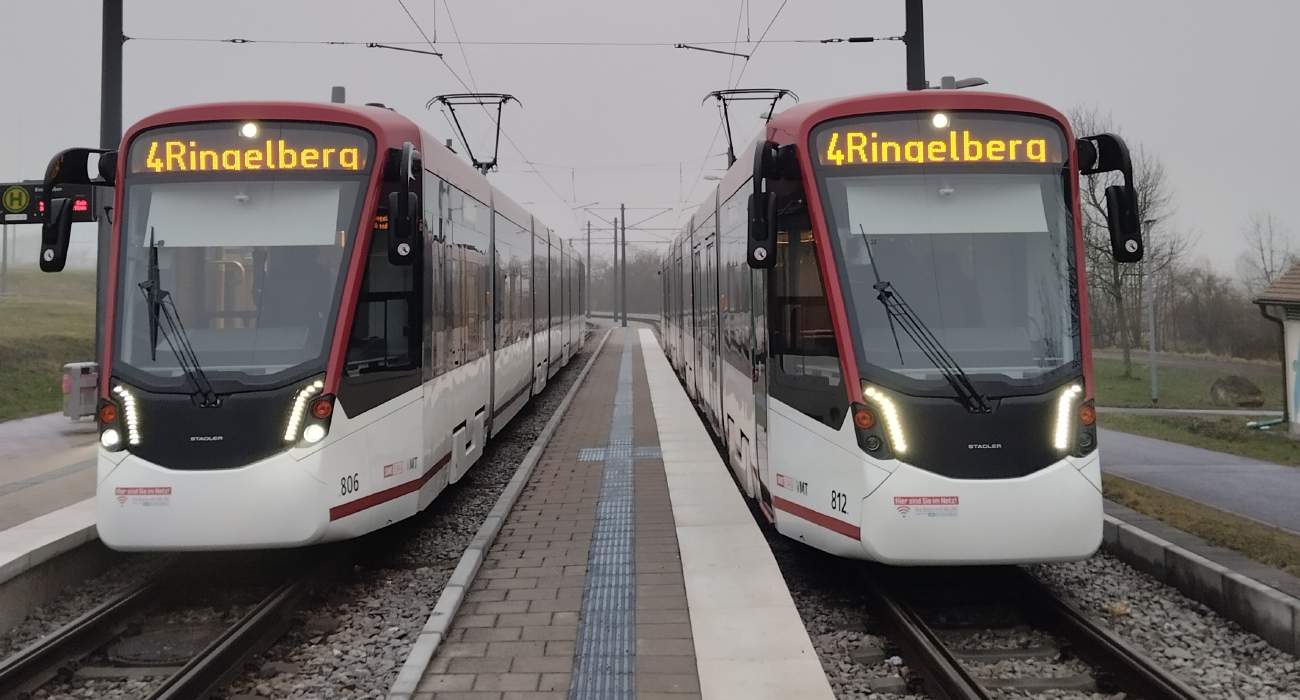 Эрфурт, Stadler Tramlink № 806; Эрфурт, Stadler Tramlink № 812