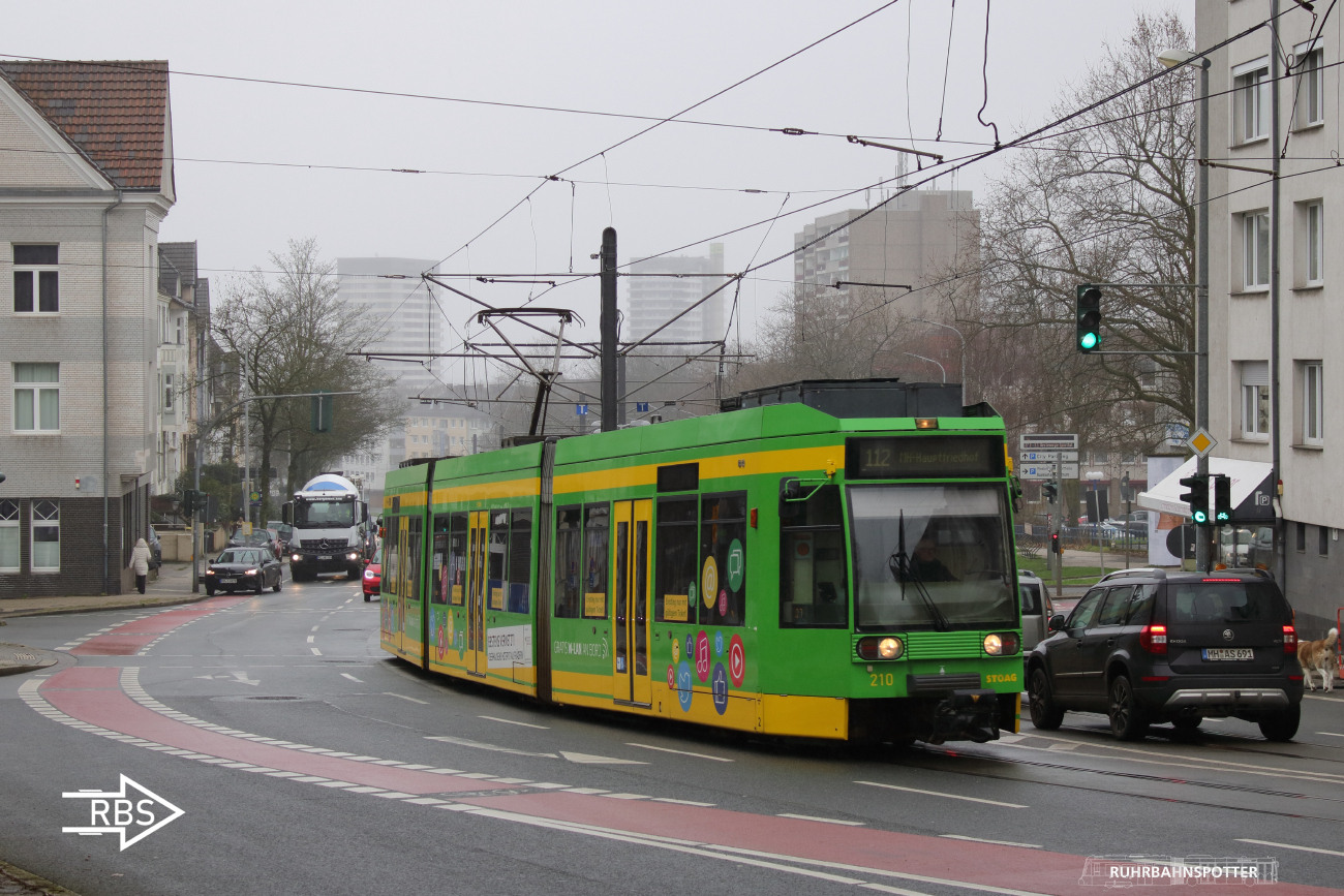 Оберхаузен, Duewag MGT6D № 210