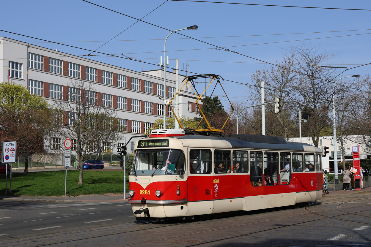 Прага, Tatra T3R.PLF № 8284