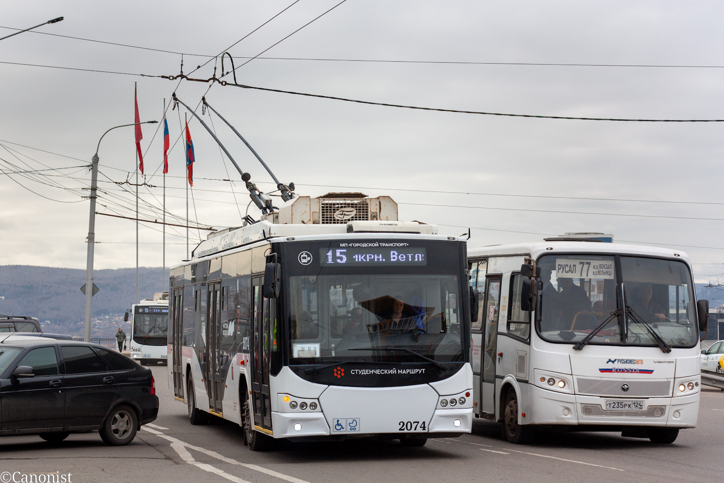 Краснаярск, ВМЗ-5298.01 «Авангард» № 2074