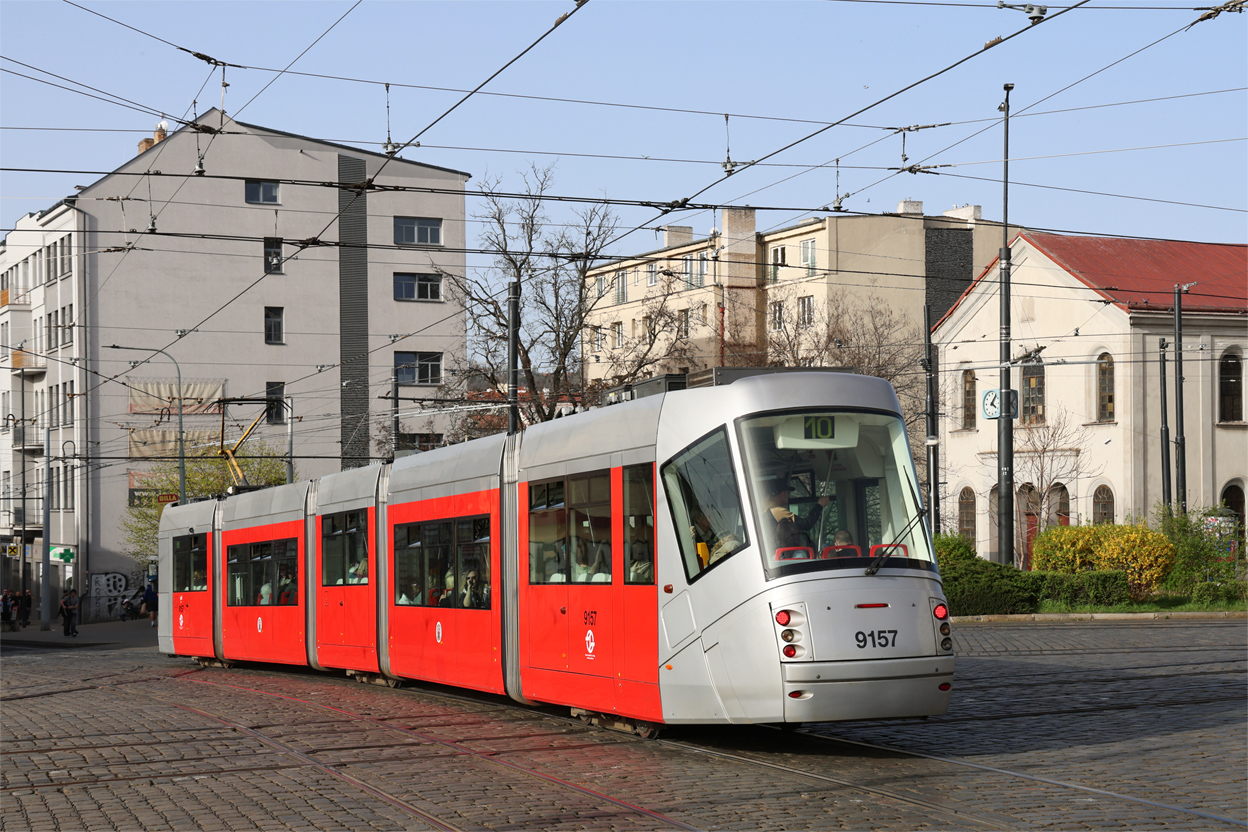 Прага, Škoda 14T Elektra № 9157