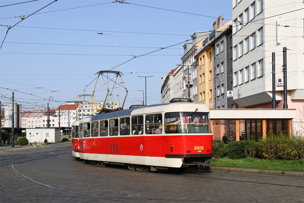 Прага, Tatra T3R.P № 8409