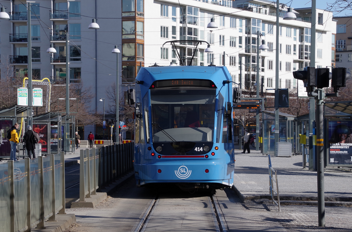 Стокгольм, Bombardier Flexity Swift № 414