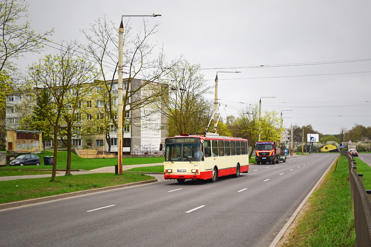 Вильнюс, Škoda 14Tr17/6M № 2671