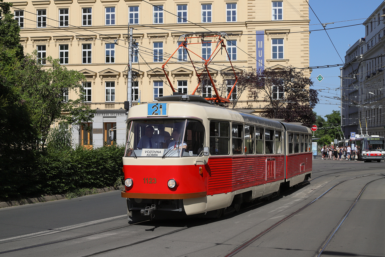 Брно, Tatra K2YU № 1123