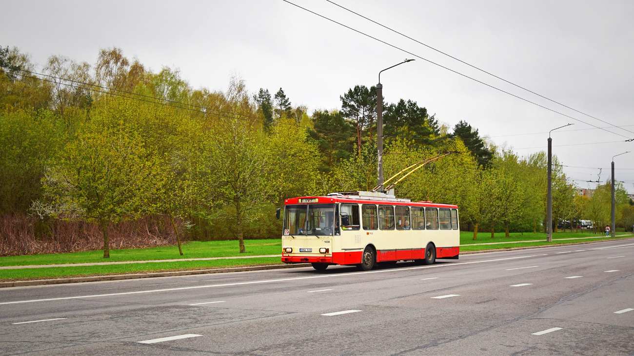 Вильнюс, Škoda 14Tr13/6 № 1638