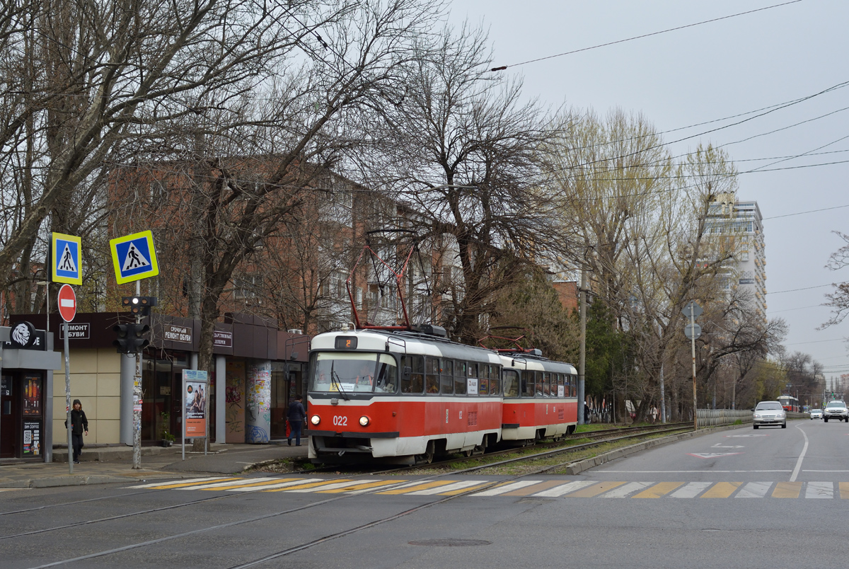 Краснодар, Tatra T3SU КВР ТРЗ № 022