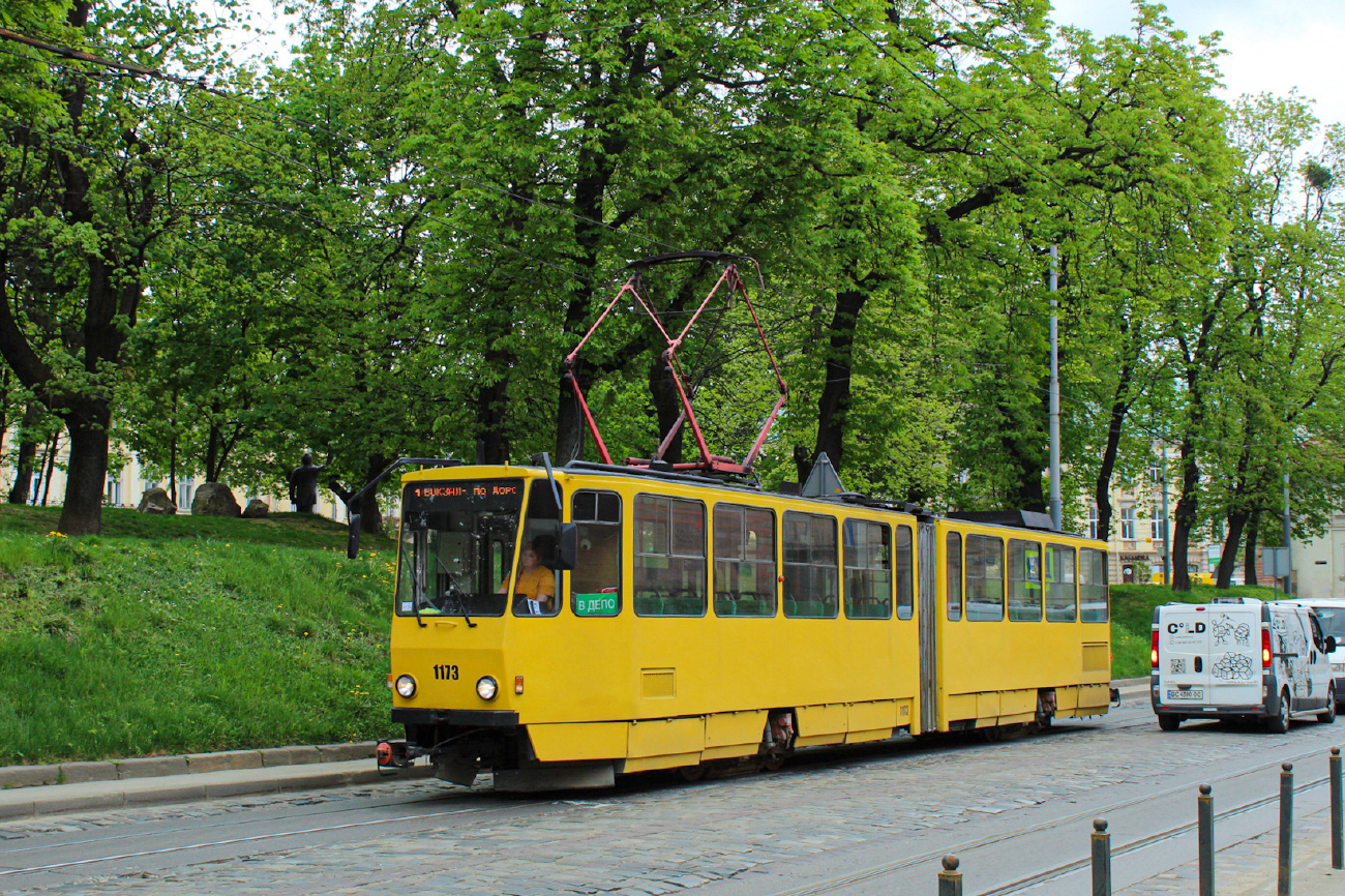 Львов, Tatra KT4SU № 1173