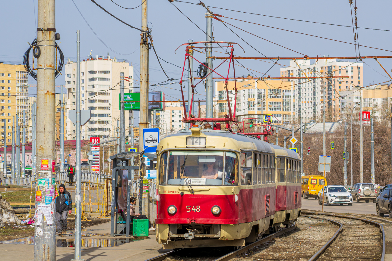 Екатеринбург, Tatra T3SU № 548