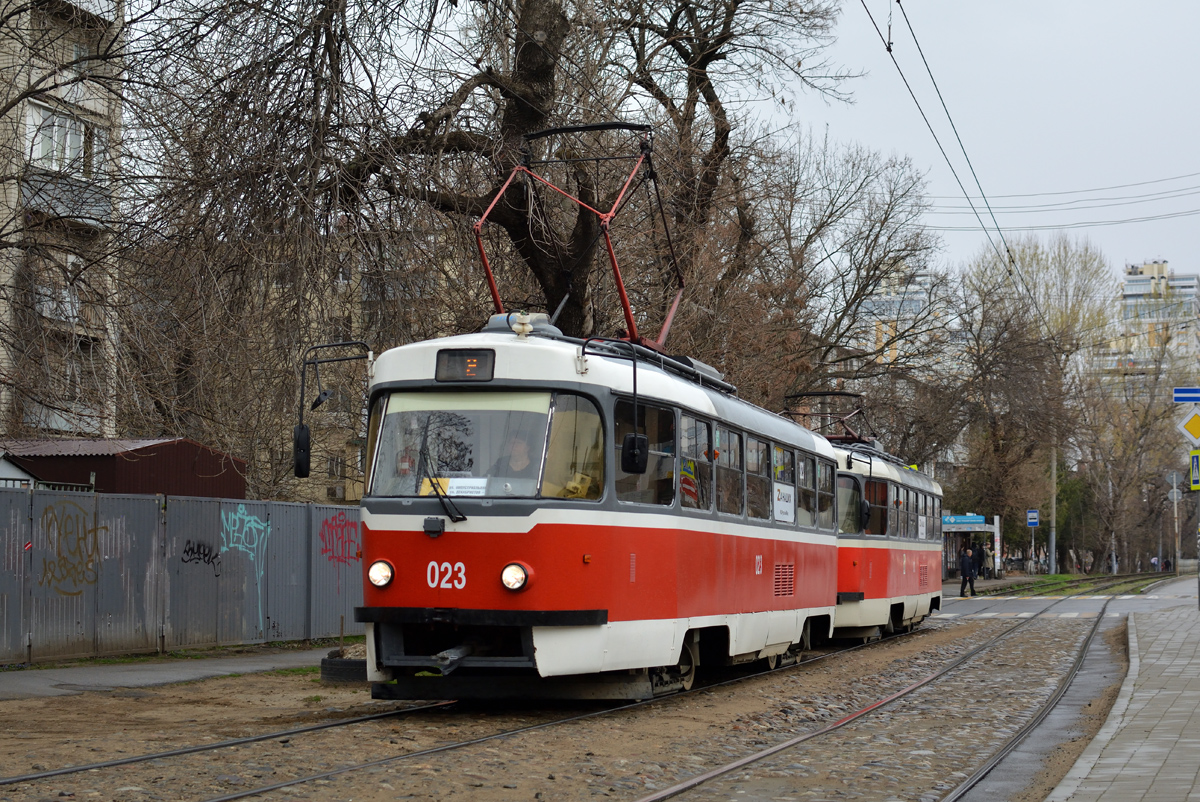 Краснодар, Tatra T3SU КВР ТРЗ № 023