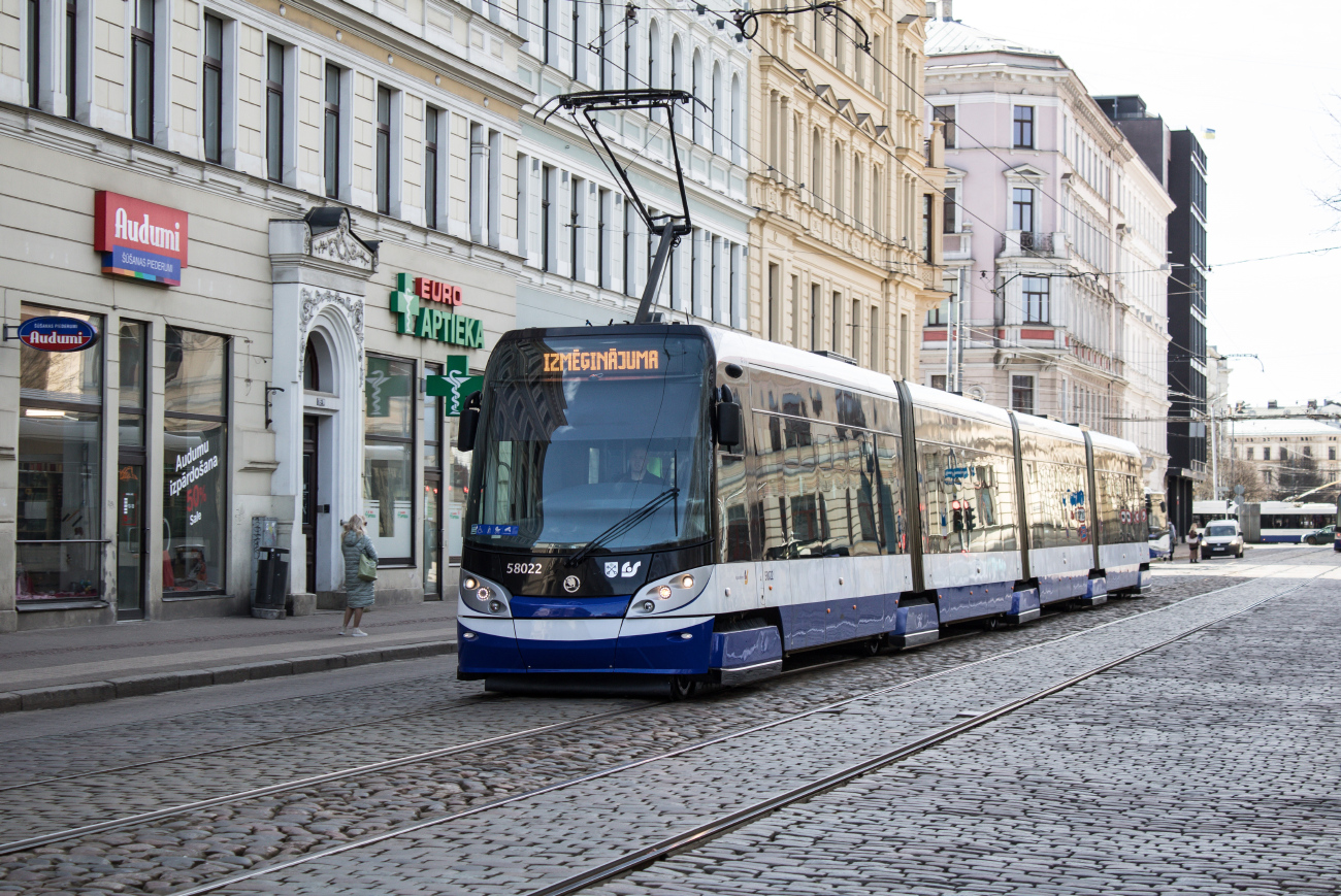 Рига, Škoda 15T1 ForCity Alfa Riga № 58022