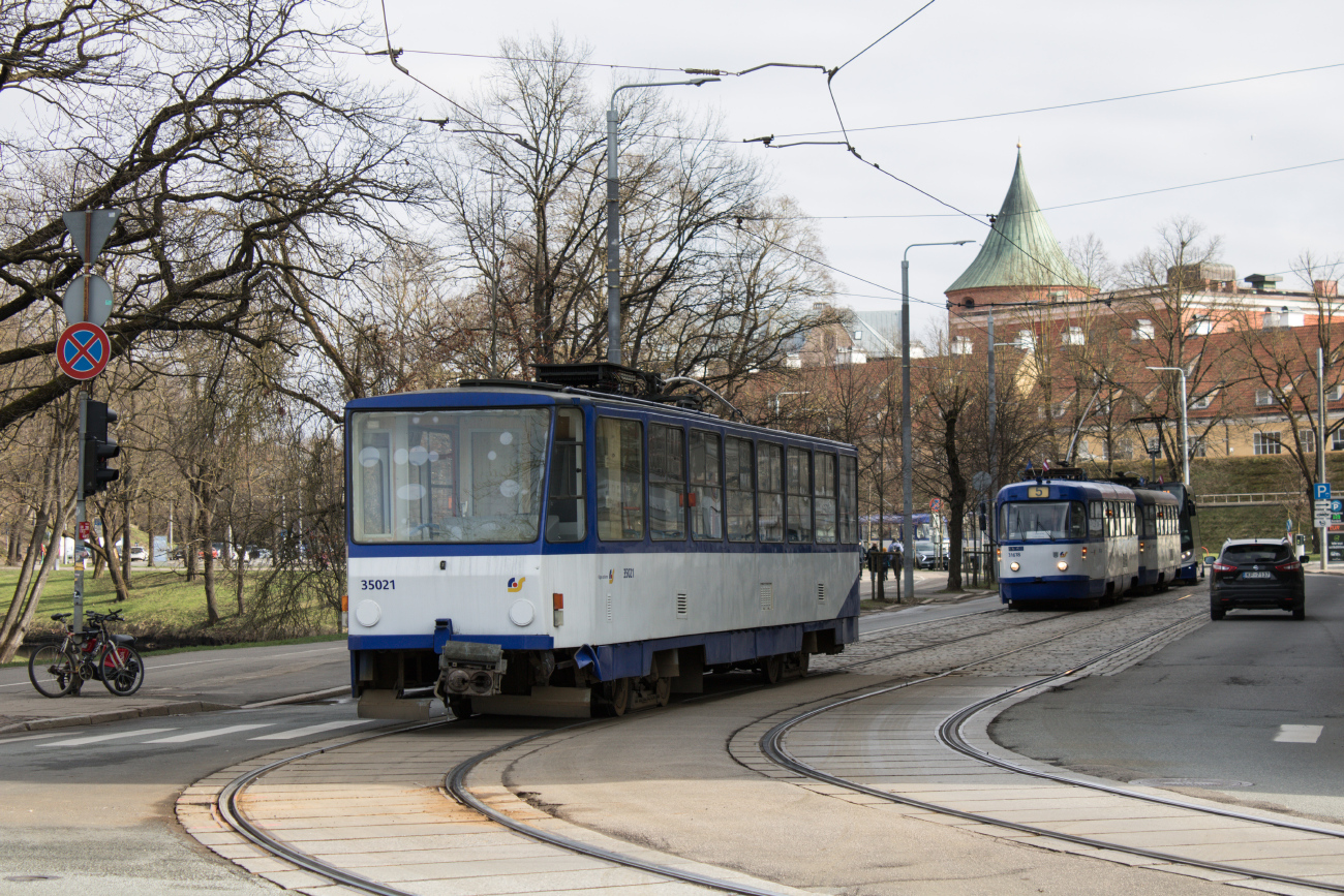 Рига, Tatra T3MR (T6B5-R) № 35021