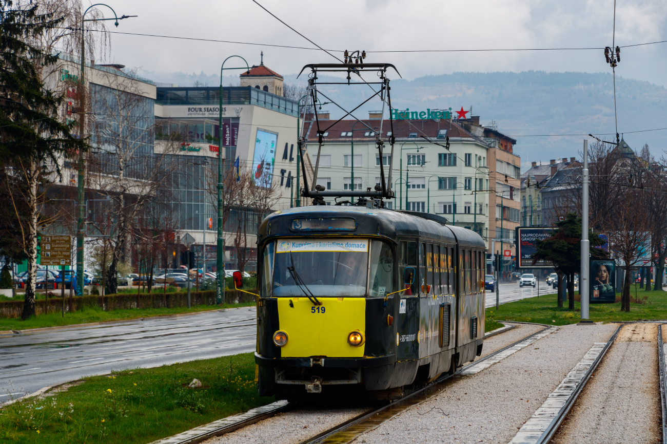 Сараево, Tatra K2YU № 519