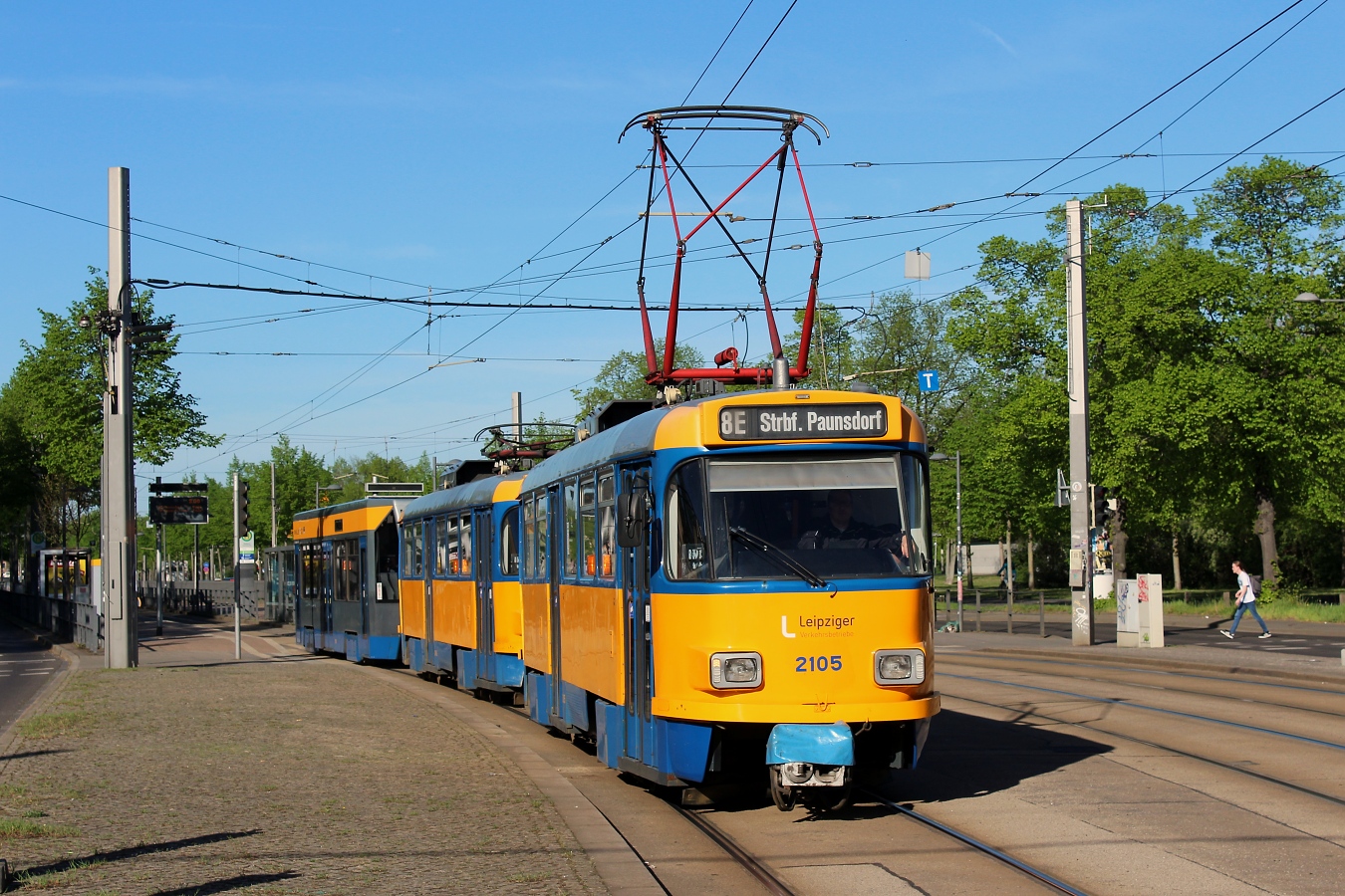 Лейпциг, Tatra T4D-M1 № 2105 Лейпциг, Tatra T4D-M1 № 2105