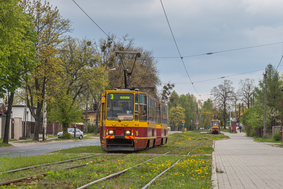 Лодзь, Konstal 805Na № 2525 Лодзь, Konstal 805Na № 2525