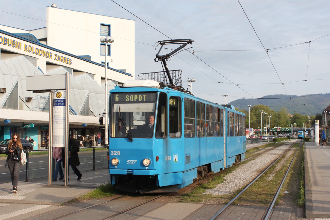 Загреб, Tatra KT4YU № 328