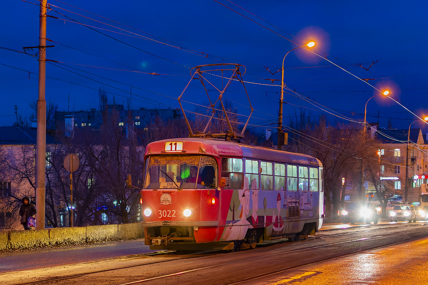 Volgograd, Tatra T3SU (2-door) # 3022
