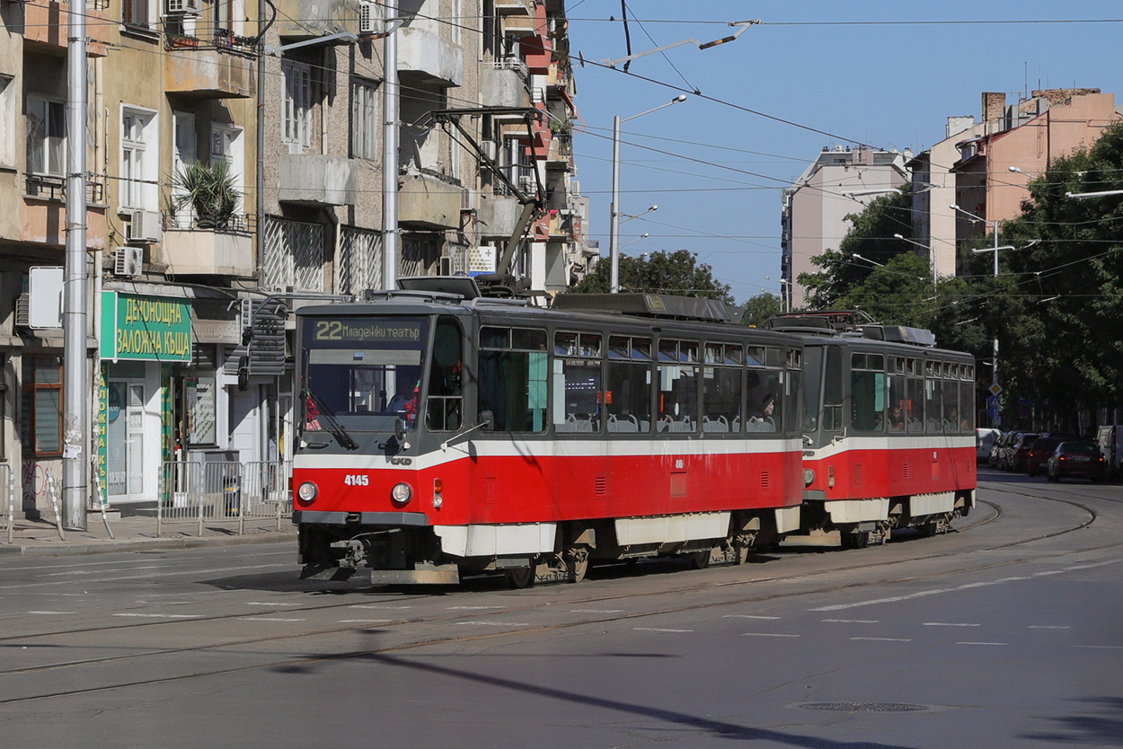 София, Tatra T6A5 № 4145 София, Tatra T6A5 № 4145